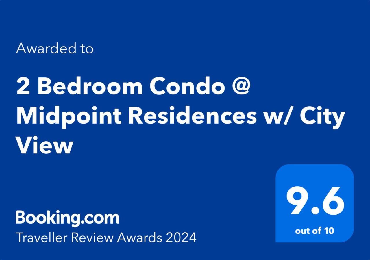 2 Bedroom Condo @ Midpoint Residences W/ City View マンダウエ・シティ エクステリア 写真
